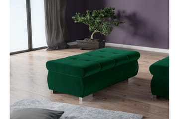 Cerys Fotpall 60 cm - Grön - Products - Möbler - Fåtölj & stolar - Pall & puff - Fotpallar