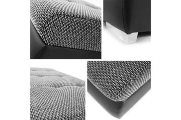 Cerys Fotpall 60 cm - Ljusgrå/Mörkgrå - Products - Möbler - Fåtölj & stolar - Pall & puff - Fotpallar