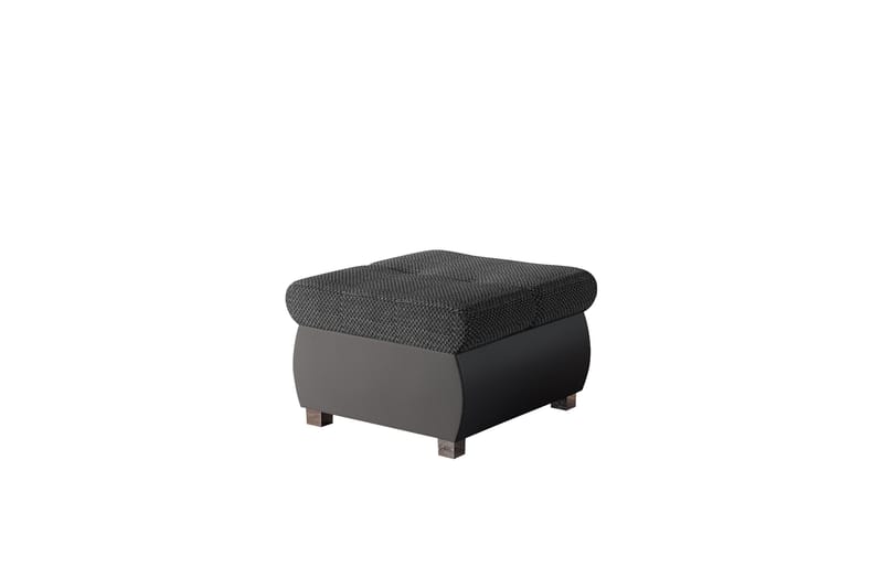 Cerys Fotpall 60 cm - Ljusgrå/Mörkgrå - Products - Möbler - Fåtölj & stolar - Pall & puff - Fotpallar