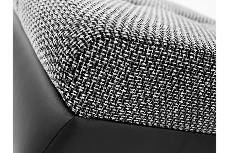 Cerys Fotpall 60 cm - Vit/Grå - Products - Möbler - Fåtölj & stolar - Pall & puff - Fotpallar