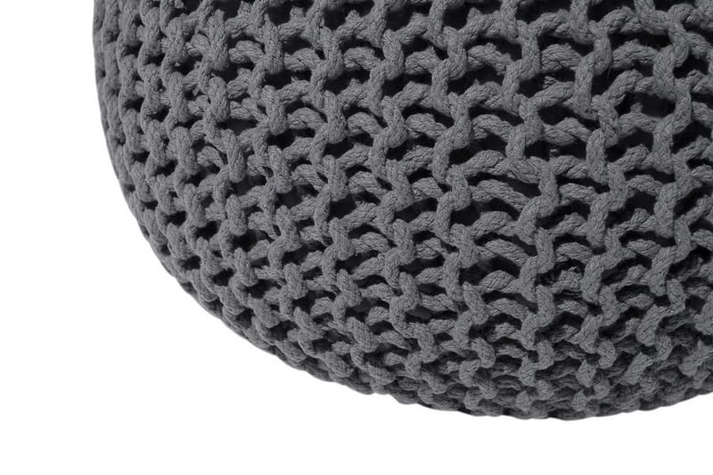 Conrad Sittpuff 50 cm - Grå - Products - Möbler - Fåtölj & stolar - Pall & puff - Sittpuff