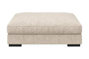Dubai Fotpall i Tyg - Beige - Products - Möbler - Fåtölj & stolar - Pall & puff - Fotpallar