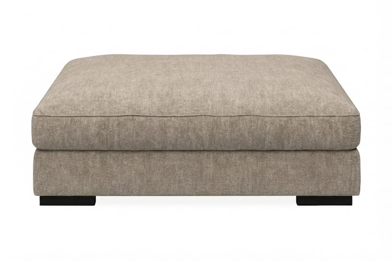 Dubai Fotpall i Tyg - Beige/Grå - Products - Möbler - Fåtölj & stolar - Pall & puff - Fotpallar