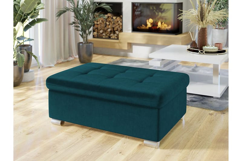 Dynir Fotpall 70 cm - Grön - Products - Möbler - Fåtölj & stolar - Pall & puff - Fotpallar