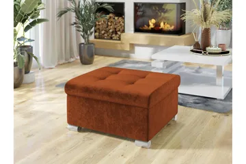 Dynir Fotpall 70 cm - Orange - Products - Möbler - Fåtölj & stolar - Pall & puff - Fotpallar