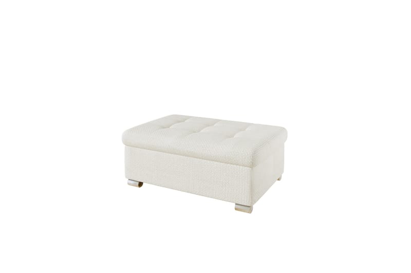 Dynir Fotpall 70 cm - Vit - Products - Möbler - Fåtölj & stolar - Pall & puff - Fotpallar