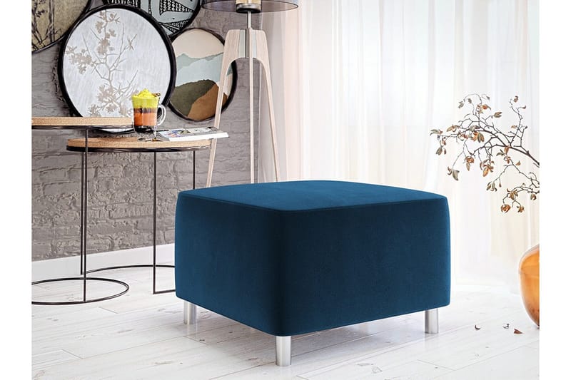 Kintore Fotpall 56 cm Dark blue - Products - Möbler - Fåtölj & stolar - Pall & puff - Fotpallar