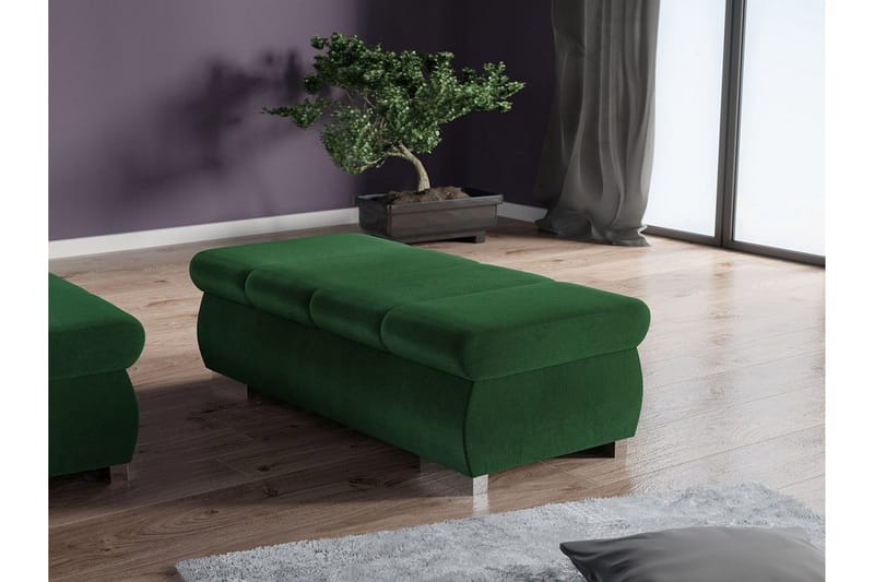 Kintore Fotpall 60 cm Green - Products - Möbler - Fåtölj & stolar - Pall & puff - Fotpallar
