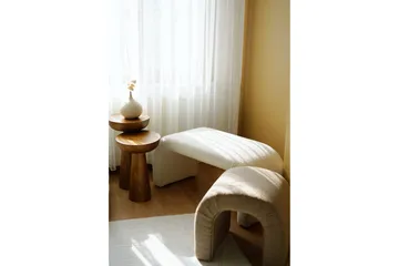 Manav Sittpuff 106 cm - Vit - Products - Möbler - Fåtölj & stolar - Pall & puff - Sittpuff