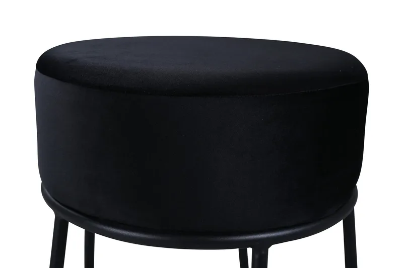 Petra Sittpuff - Svart - Products - Möbler - Fåtölj & stolar - Pall & puff - Sittpuff