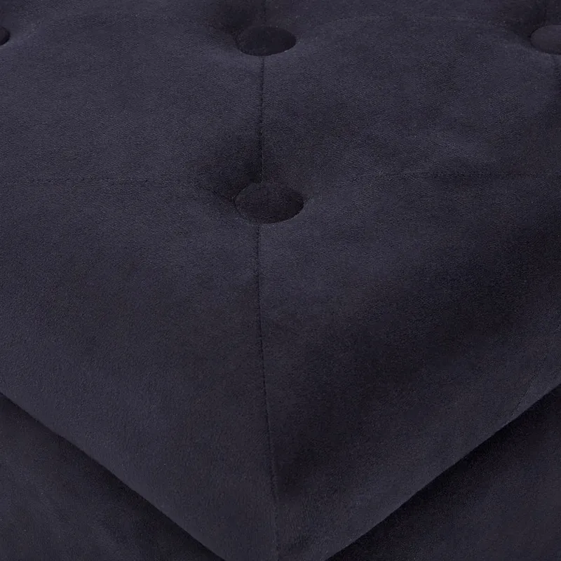 Puff Loretto - Svart - Products - Möbler - Fåtölj & stolar - Pall & puff - Sittpuff