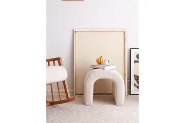 Ramdas Sittpuff 51 cm - Vit - Products - Möbler - Fåtölj & stolar - Pall & puff - Sittpuff