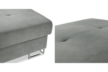 Reginia Fotpall 104 cm - Svart/Mörkgrå - Products - Möbler - Fåtölj & stolar - Pall & puff - Fotpallar