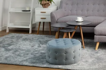 Tampa Fotpall 55|55 cm - Grå - Products - Möbler - Fåtölj & stolar - Pall & puff - Fotpallar