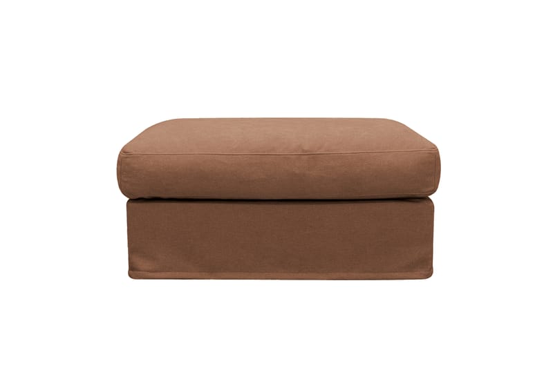 Valencia Fotpall med avtagbar och tvättbar klädsel - Rostbrun - Products - Möbler - Fåtölj & stolar - Pall & puff - Fotpallar