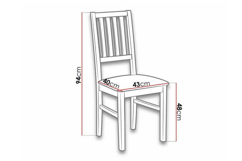 Patrickswell Matstol Black/White - Products - Möbler - Fåtölj & stolar - Matstol & köksstol