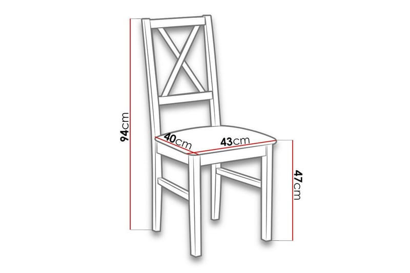 Patrickswell Matstol - Vit - Products - Möbler - Fåtölj & stolar - Matstol & köksstol