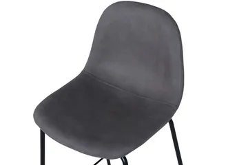 Polar Barstol - Grå/Svart - Products - Möbler - Fåtölj & stolar - Matstol & köksstol