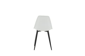 Polar Matstol - Vit/Svart - Products - Möbler - Fåtölj & stolar - Matstol & köksstol