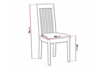 Rowden Matstol - Svart - Products - Möbler - Fåtölj & stolar - Matstol & köksstol
