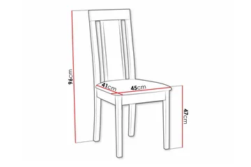 Rowden Matstol - Svart - Products - Möbler - Fåtölj & stolar - Matstol & köksstol