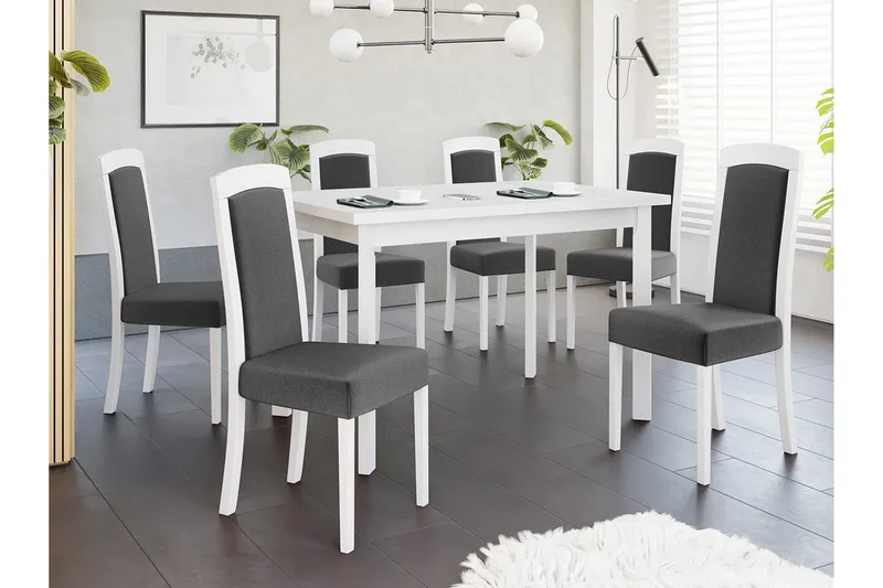 Rowden Matstol - Vit - Products - Möbler - Fåtölj & stolar - Matstol & köksstol