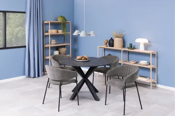 Sanno Karmstol - Grå - Products - Möbler - Fåtölj & stolar - Karmstol