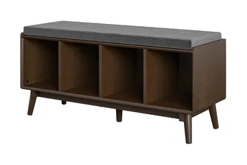 Brittany Sittbänk 118 cm Brun - Novogratz - Products - Möbler - Fåtölj & stolar - Sittbänk