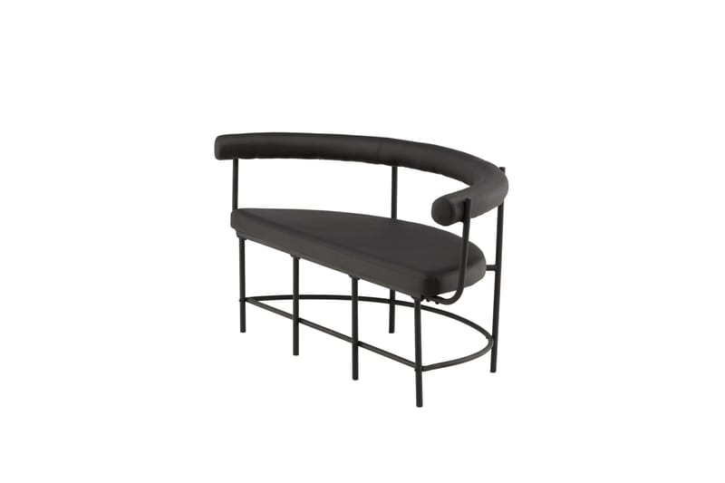 Stallhagen x Josefin Lustig Sittbänk 165 cm - Svart - Products - Möbler - Fåtölj & stolar - Sittbänk - Bänk med ryggstöd