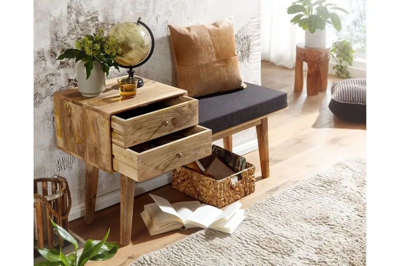 Tultered Sittbänk 120 cm - Brun - Products - Möbler - Fåtölj & stolar - Sittbänk