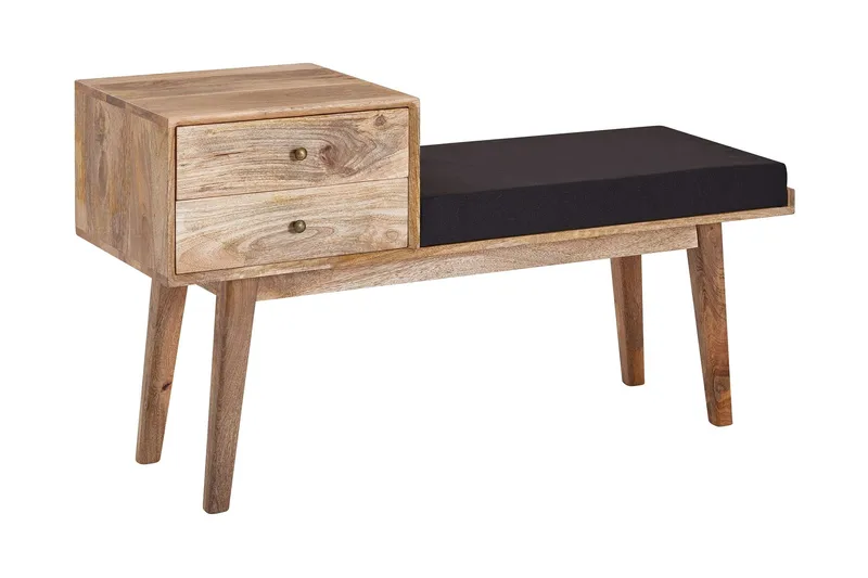 Tultered Sittbänk 120 cm, Brun