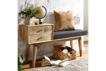 Tultered Sittbänk 120 cm - Brun - Products - Möbler - Fåtölj & stolar - Sittbänk