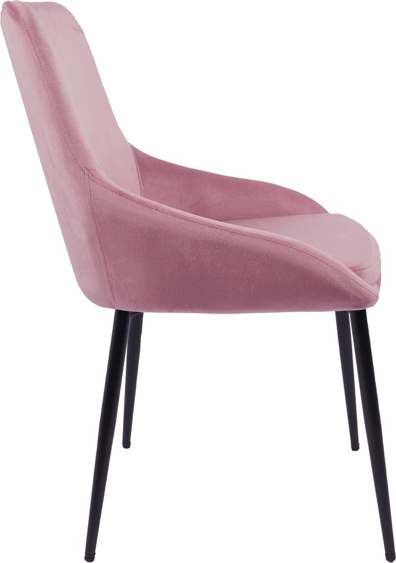 Theo stol i rosa sammet - ljusrosa - Products - Möbler - Fåtölj & stolar - Matstol & köksstol