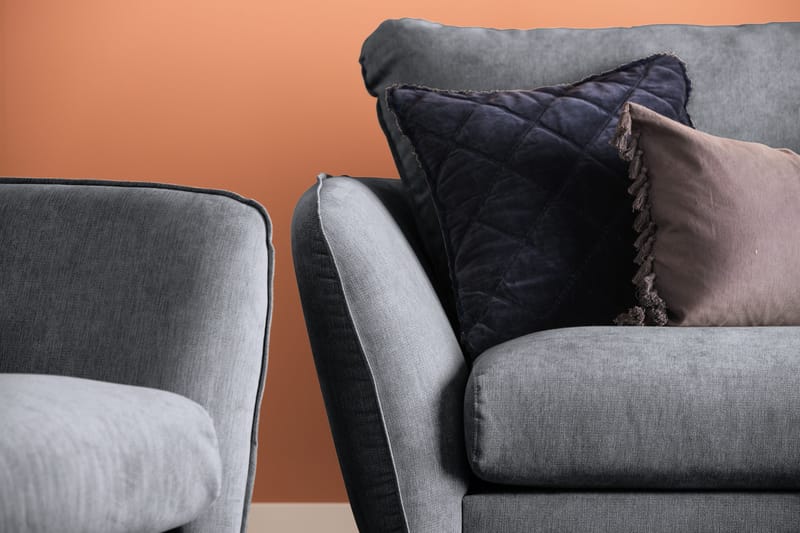 Trend Lyx Fåtölj - Mörkgrå/Ek - Products - Möbler - Fåtölj & stolar - Fåtölj
