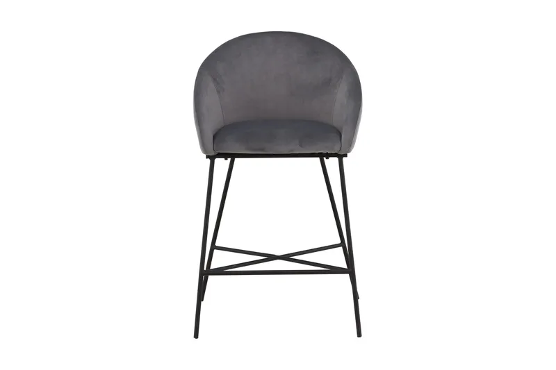 Velvet Barstol - Mörkgrå - Products - Möbler - Fåtölj & stolar - Barstol & barpall