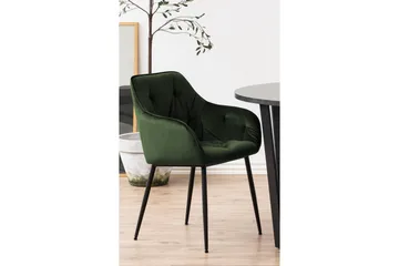 Zabinka Karmstol - Grön - Products - Möbler - Fåtölj & stolar - Karmstol