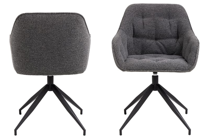 Zabinka Karmstol - Mörkgrå - Products - Möbler - Fåtölj & stolar - Karmstol