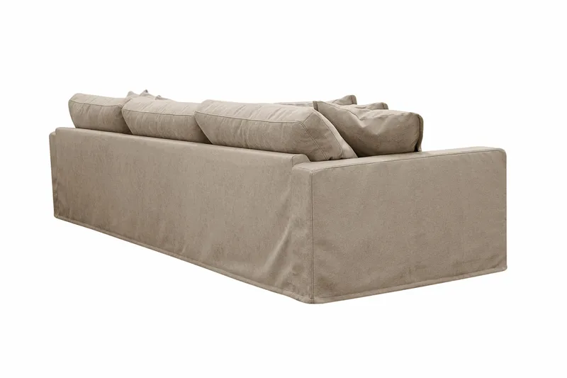Valencia Extra Djup 5-sits Soffa med avtagbar och tvättbar klädsel - Brun - Products - Möbler - Soffa