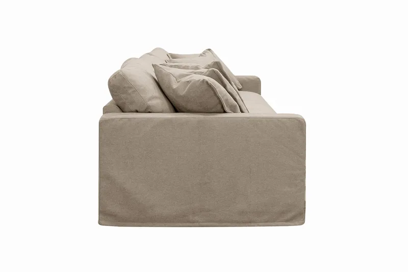 Valencia Extra Djup 5-sits Soffa med avtagbar och tvättbar klädsel - Brun - Products - Möbler - Soffa