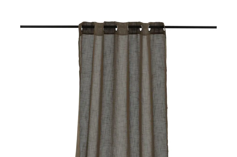 Kaya Öljettgardin 140x290 cm - Brun - Products - Textil & mattor - Gardiner - Gardinlängder - Öljettgardiner