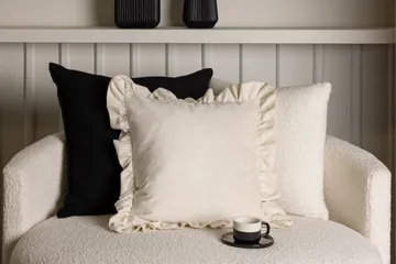 Hailey Kuddfodral - Vit - Products - Textil & mattor - Kudde & kuddfodral - Kuddfodral