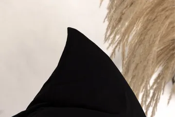 Ronja Kuddfodral - Svart - Products - Textil & mattor - Kudde & kuddfodral - Kuddfodral