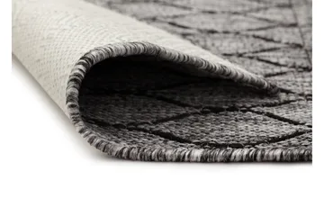 Madrid Bell Flatvävd Matta 200x285 - Grå/Svart - Products - Textil & mattor - Matta - Flatvävd matta