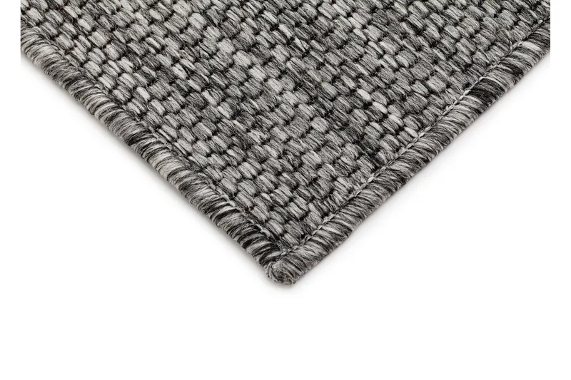 Madrid Square Flatvävd Matta 80x240 - Grå/Svart - Products - Textil & mattor - Matta - Flatvävd matta
