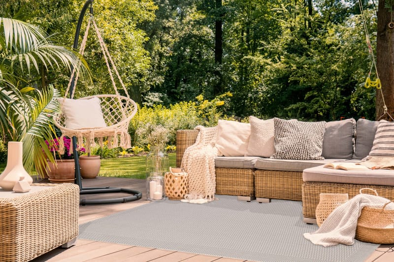 Miami Flatvävd Matta 160x230 cm - Vit - Products - Textil & mattor - Matta - Flatvävd matta