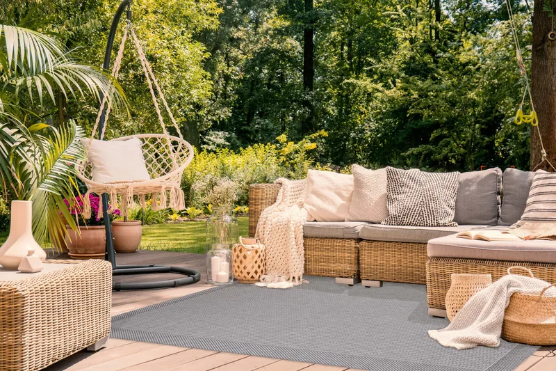 Miami Flatvävd Matta 200x290 cm - Grå - Products - Textil & mattor - Matta - Flatvävd matta