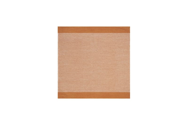 Alva Bomullsmatta 300x300 cm Kvadratisk, Orange