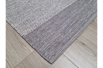 Alva Bomullsmatta 75x340 cm Oval - Grå - Products - Textil & mattor - Matta - Modern matta - Bomullsmatta