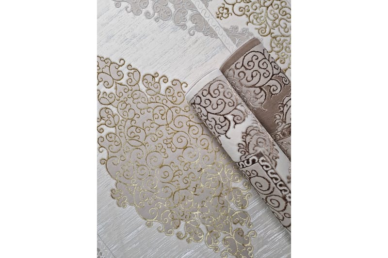 Ankara Wiltonmatta 200x290 cm - Beige/Guld - Products - Textil & mattor - Matta - Modern matta - Wiltonmatta