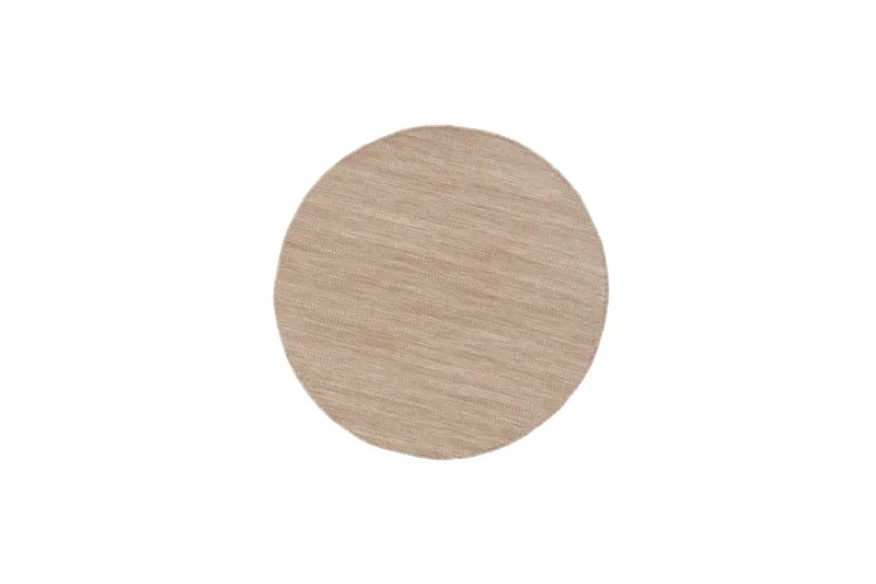 Birka Ullmatta Ø160 cm Rund, Sand